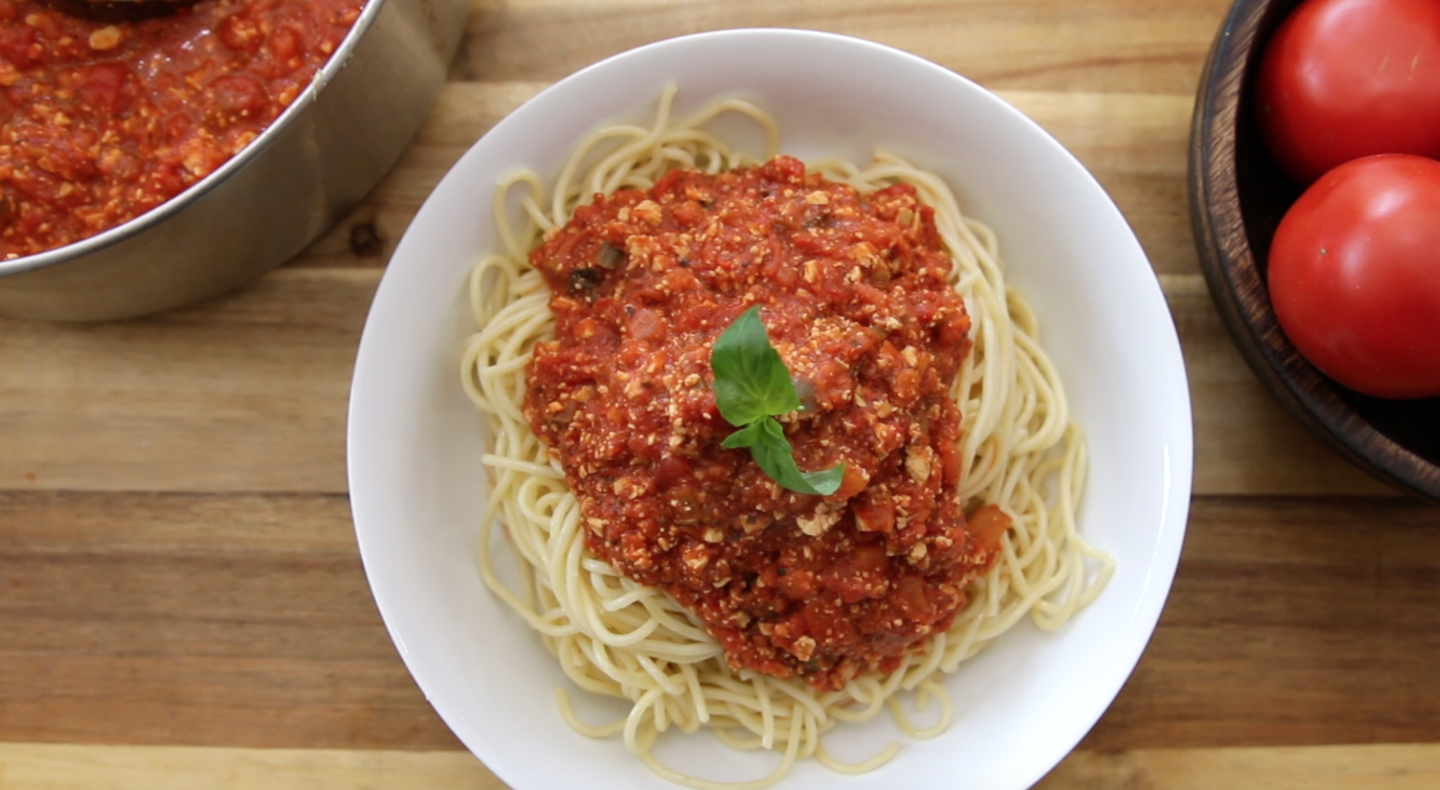 Vegan Spaghetti Sauce - The Buddhist Chef