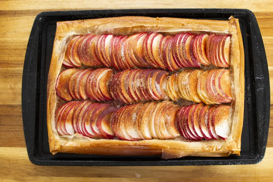 Vegan Apple Phyllo Tart