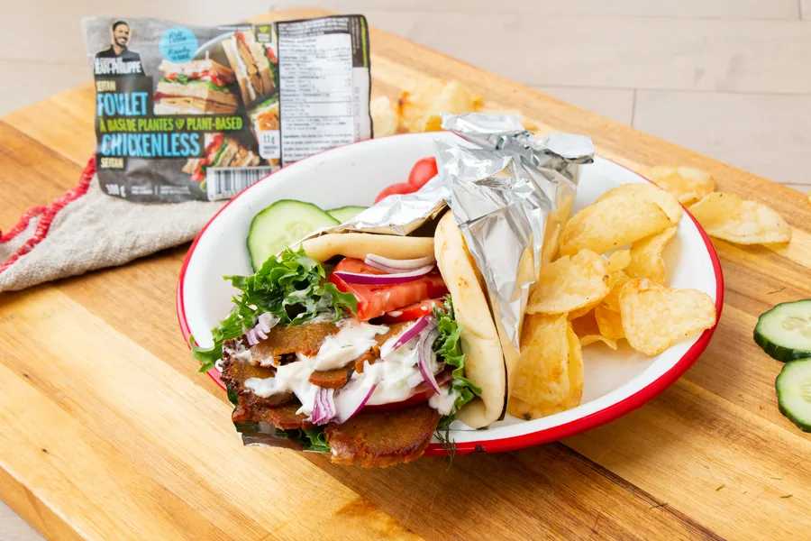 Vegan Chick-un Gyros