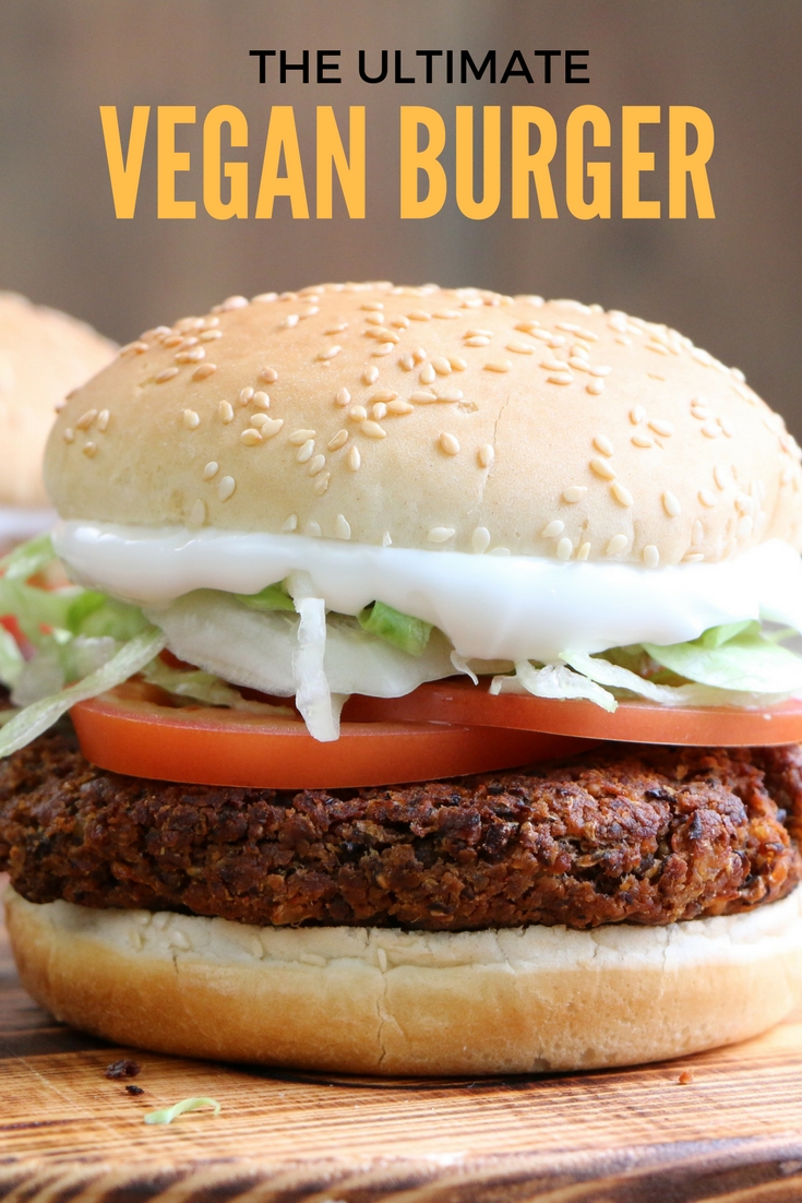 Black Bean Veggie Burger - The Buddhist Chef