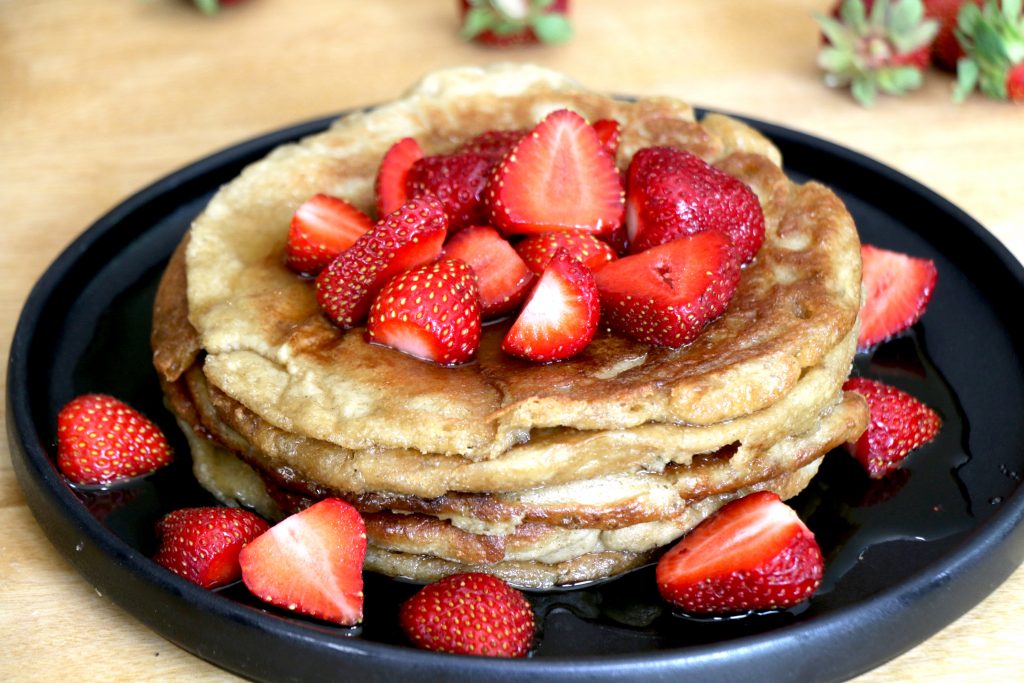 3-Ingredient Gluten-Free Pancakes - The Buddhist Chef