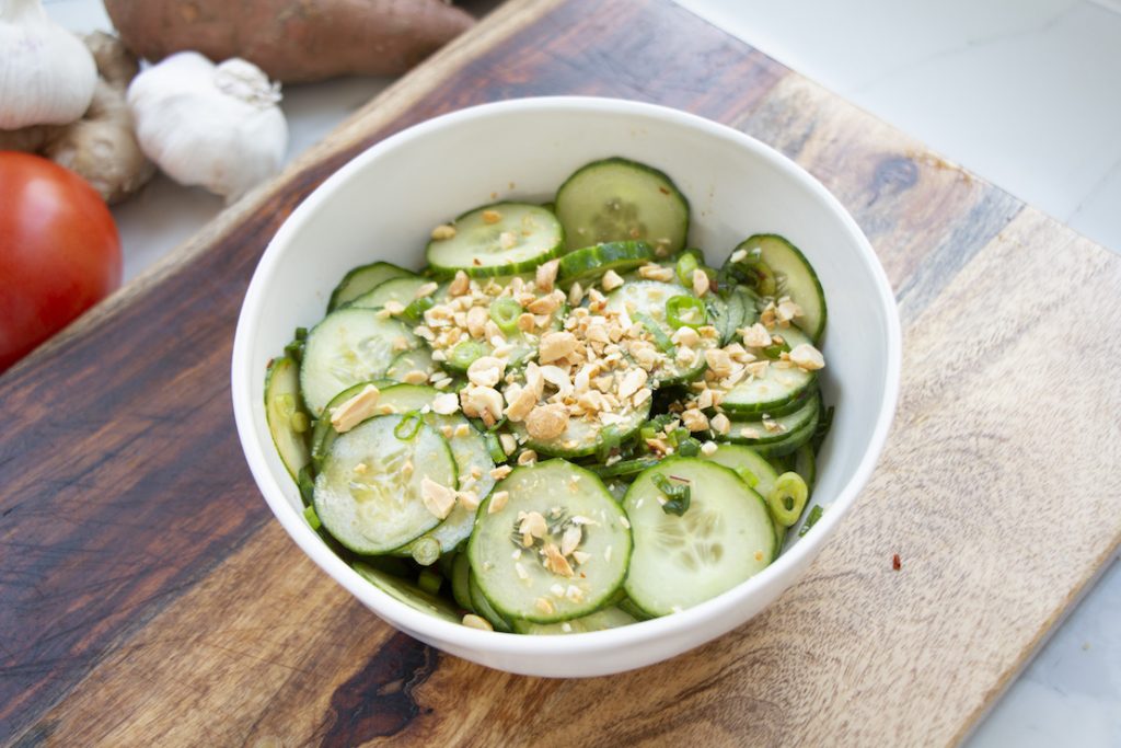 Salade de concombre à la Thaï