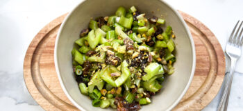Celery salad with dates