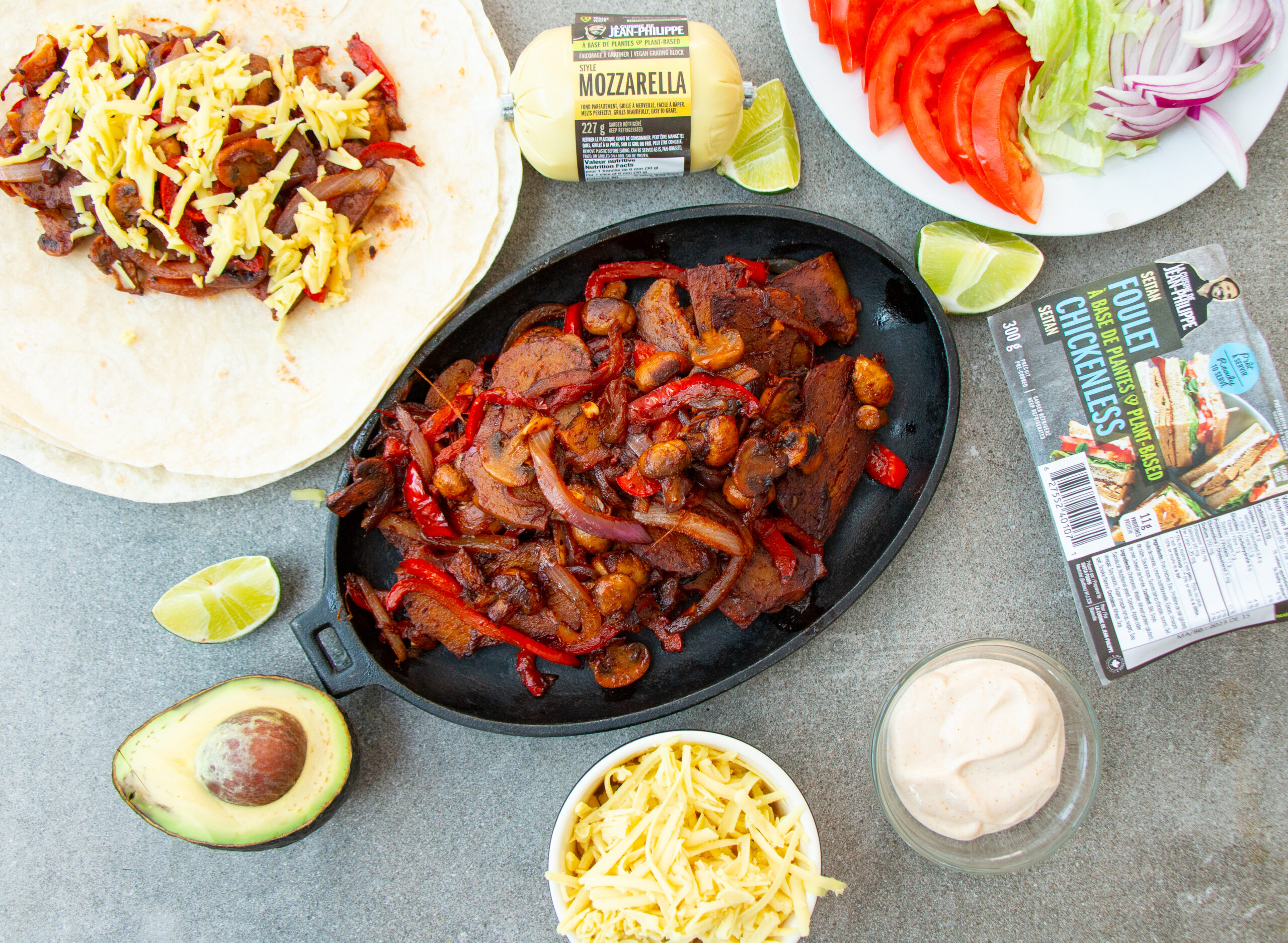 Fajitas au Foulet