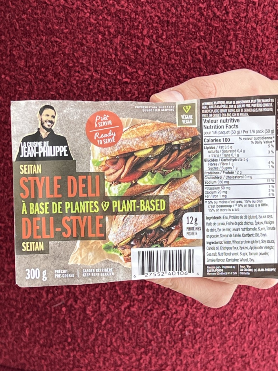 Seitan Déli de La Cuisine de Jean-Philippe